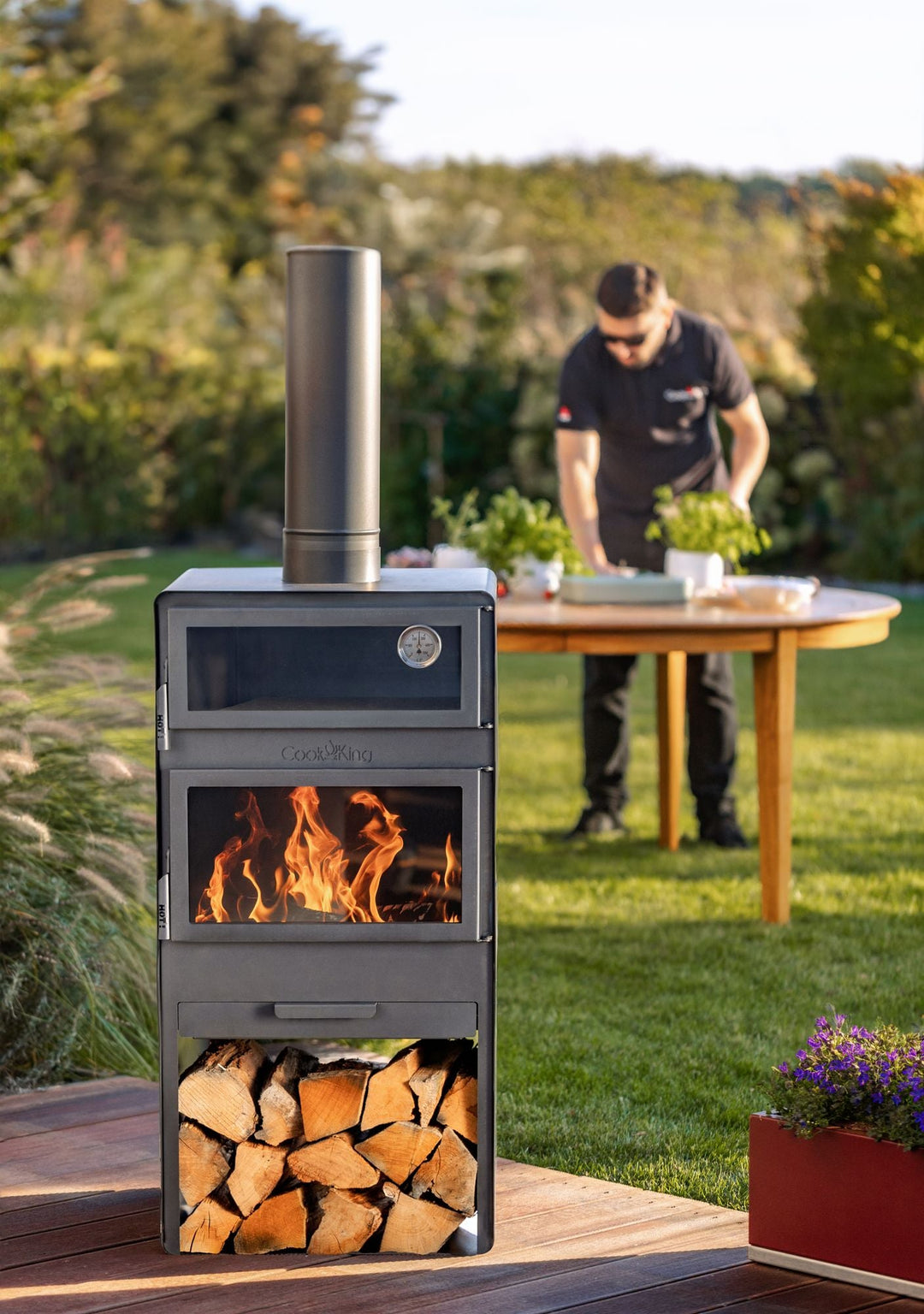 Gartenofen "TOSCANA"  – Grill, Backofen &amp; Pizzaofen in einem