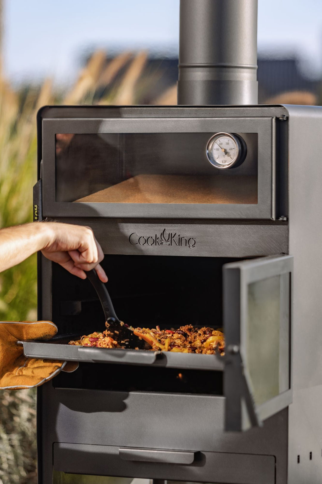 Gartenofen "TOSCANA"  – Grill, Backofen &amp; Pizzaofen in einem