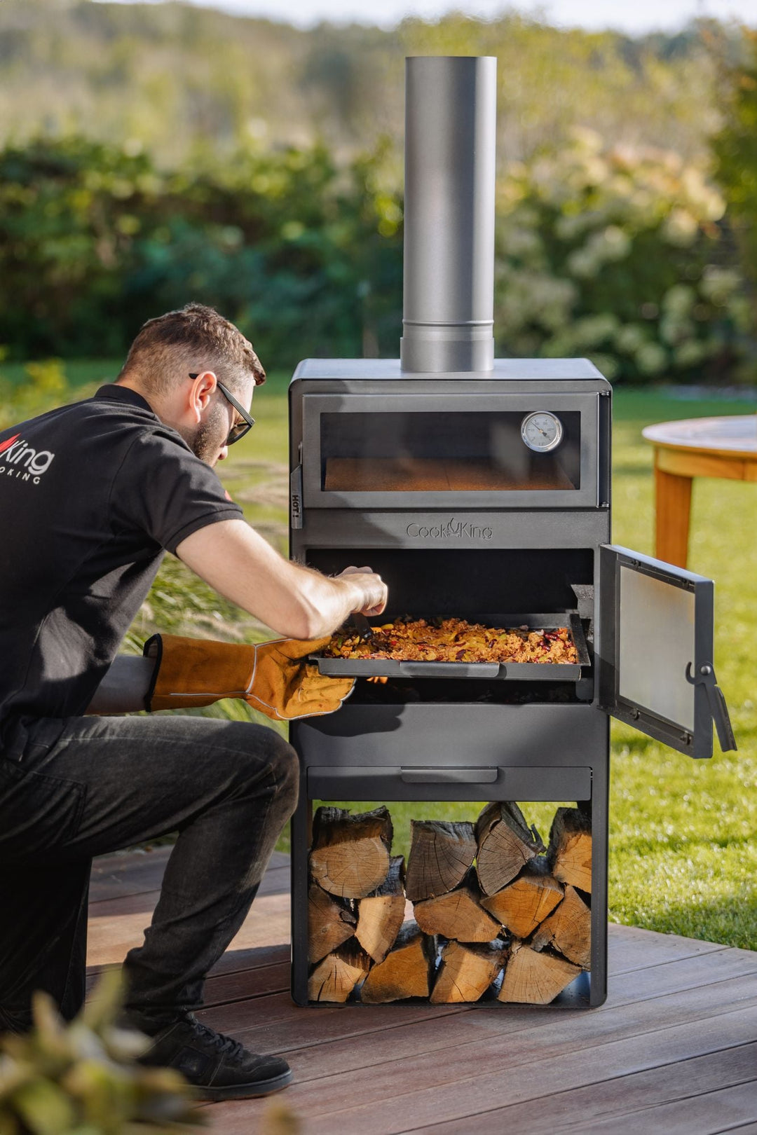 Gartenofen "TOSCANA"  – Grill, Backofen &amp; Pizzaofen in einem